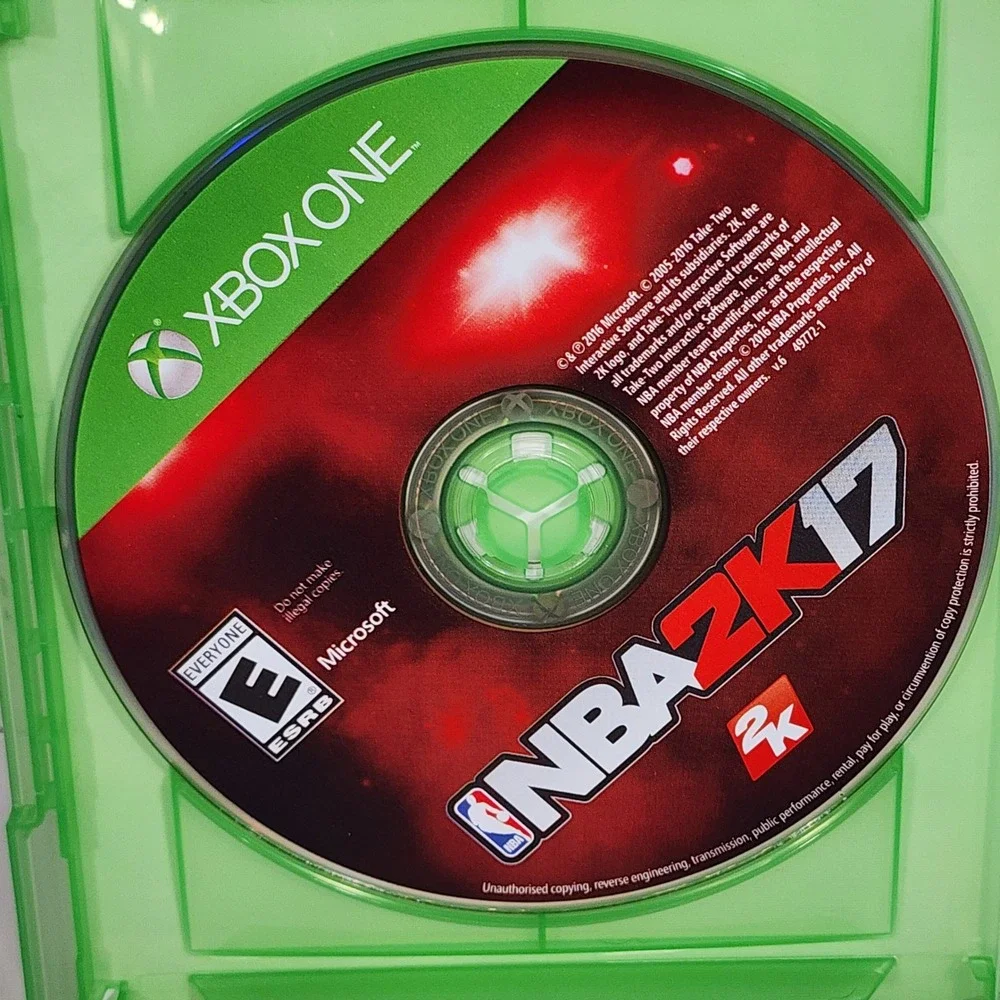 NBA 2K17 Microsoft Xbox One 2016 Complete In Box Tested Working Free‎ Shipping